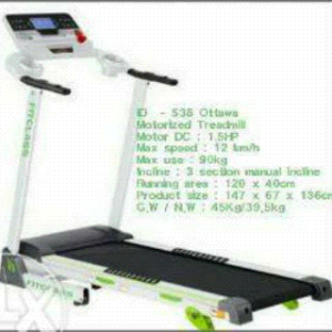 Tredmill elektrik 1fungsi murah ID-538